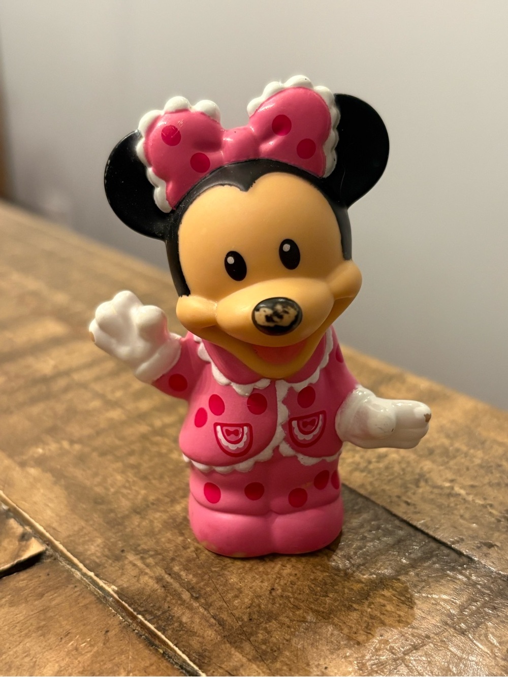 Little People Minnie Mouse in Pink Polka Dot Pyjamas